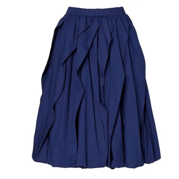 Marni X Uniqlo balloon-shaped navy skirt - RARE -  NWT - Picture 4 of 14